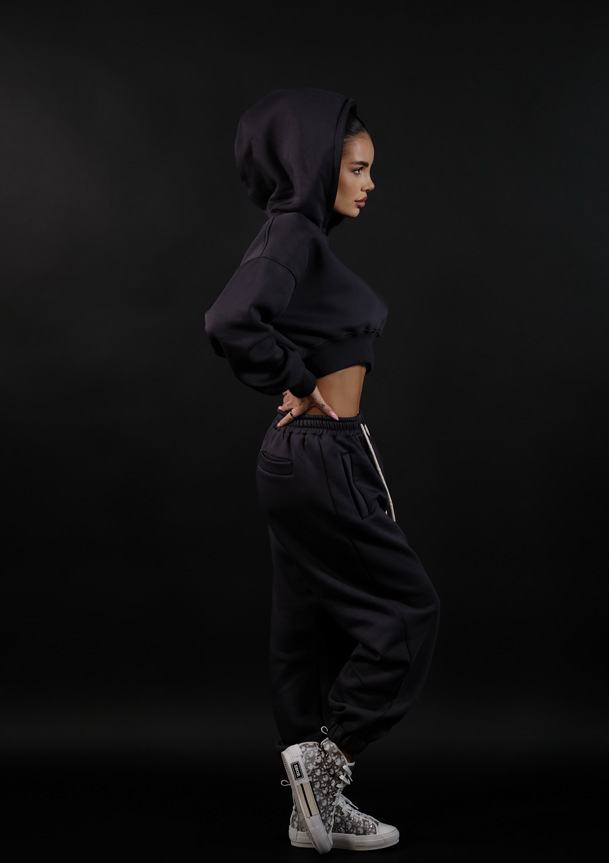 GIRLS BOOGIE SET/GREY