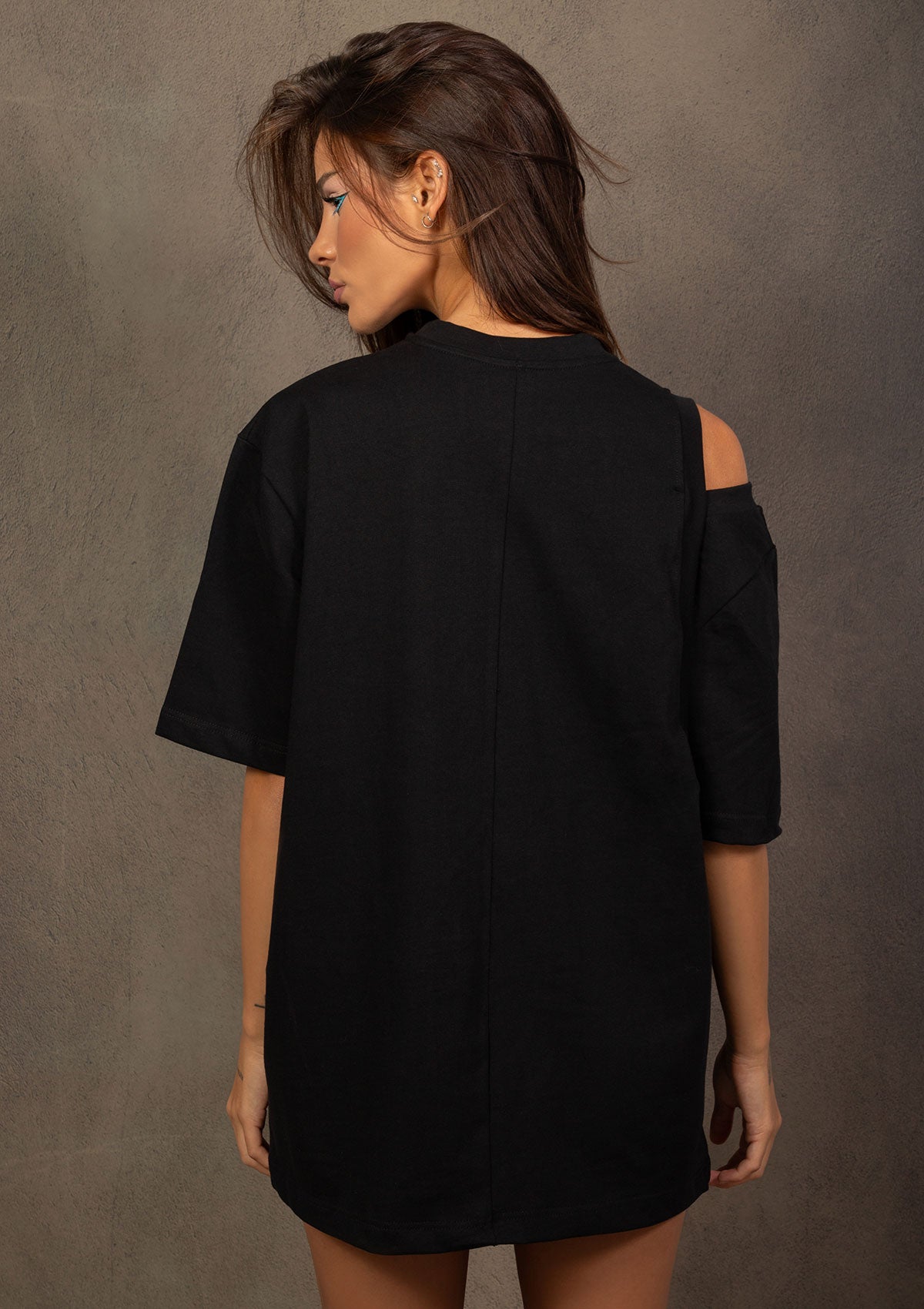 UNISEX OVERSIZE BLACK T-SHIRT MURDA BOYZ