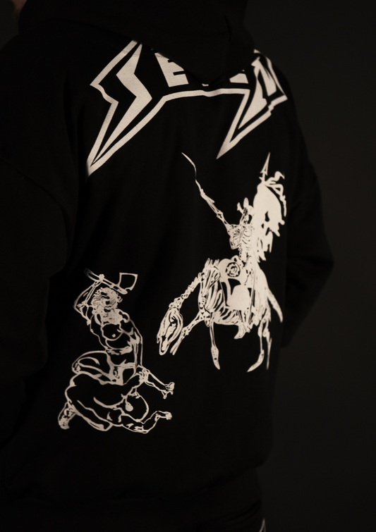 Murda Boyz | Графичен детайл на Holy Blood Hoodie with Zipper