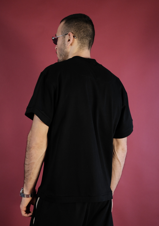 Задна част на унисекс тениска LUST от Seven by Marsel