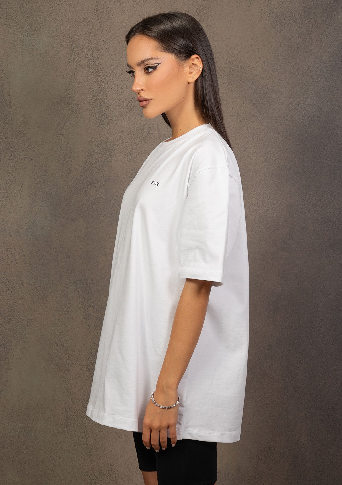 UNISEX OVERSIZE WHITE T-SHIRT MURDA BOYZ