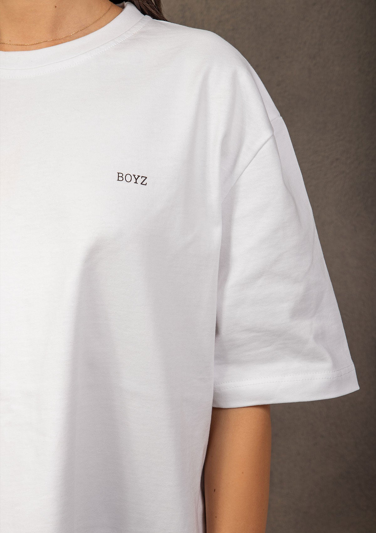 UNISEX OVERSIZE WHITE T-SHIRT MURDA BOYZ