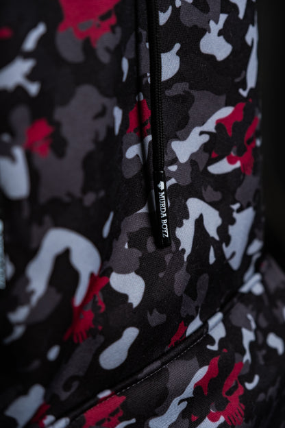 Мъжко спортно долнище с камуфлажен принт от Black Ops SET – детайл от мърда бойз