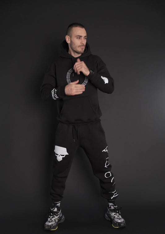 Мъжки streetwear комплект Circle Code SET с Circle Code принт отпред от Мърда Бойз