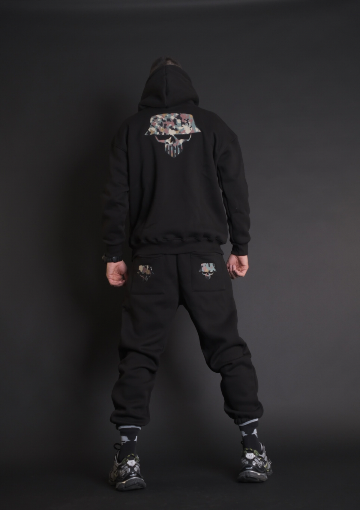 Murda Boyz | Мъжки streetwear комплект Civilian SET – изглед отза