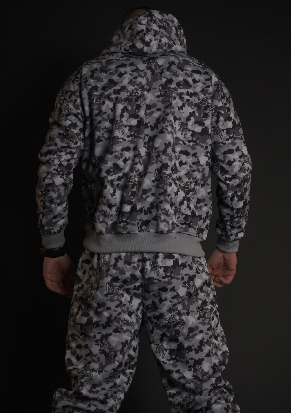 Murda Boyz | Камуфлажно горнище с качулка от мъжкия комплект Delta Force SET – streetwear дизайн
