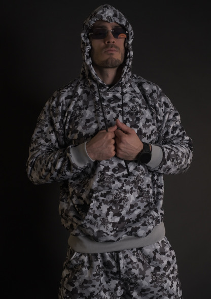 Murda Boyz | Камуфлажно горнище с качулка от мъжкия комплект Delta Force SET – streetwear дизайн