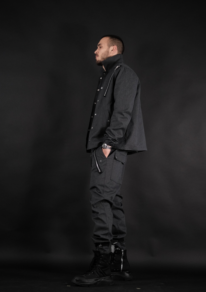 Премиум мъжки streetwear анцуг комплект Murda Boyz Limited Edition със стилна кройка и отлично прилягане – страничен изглед