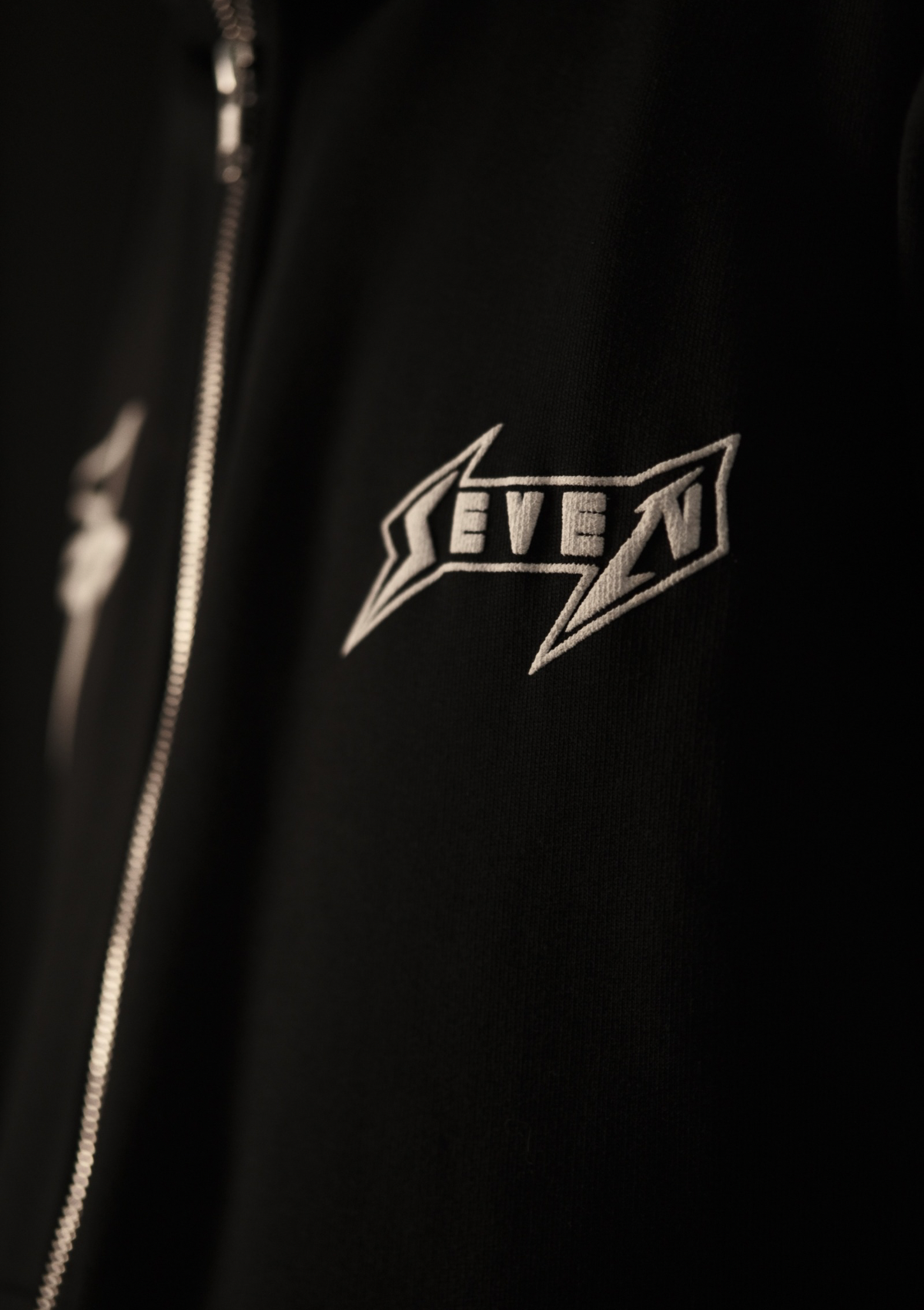 Murda Boyz | Плътна памучна материя на Holy Blood Hoodie with Zipper