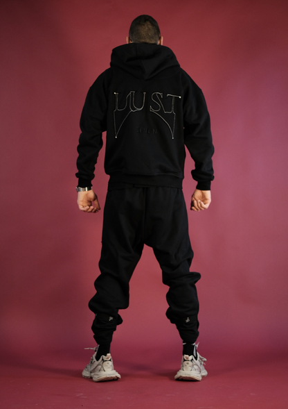 Унисекс комплект Lust SET – заден изглед с бродерия. Murda Boyz. Seven by Marsel
