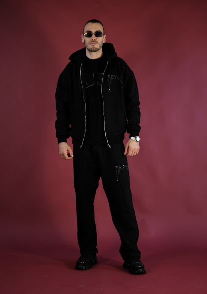 Унисекс streetwear комплект Lust SET с бродирани детайли. Murda Boyz. Seven by Marsel