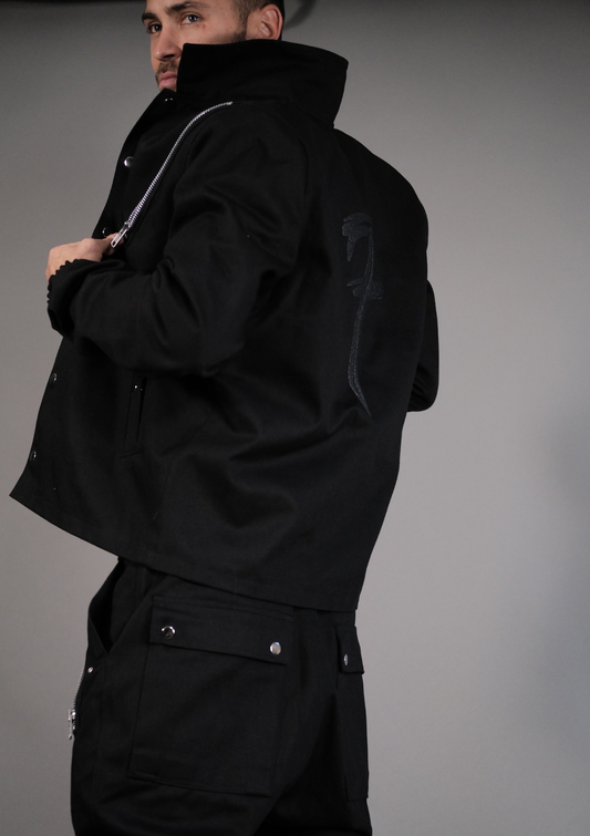 Премиум мъжки дънков streetwear сет Murda Boyz Limited Denim с отлично прилягане – страничен изглед