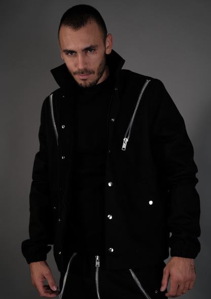 Мъжки дънков streetwear комплект Murda Boyz Limited Denim Set с модерна кройка и плътен деним – изглед отпред