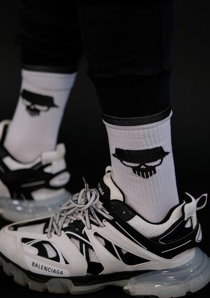 Детайл на Murda Boyz чорапи с висококачествена материя и лого