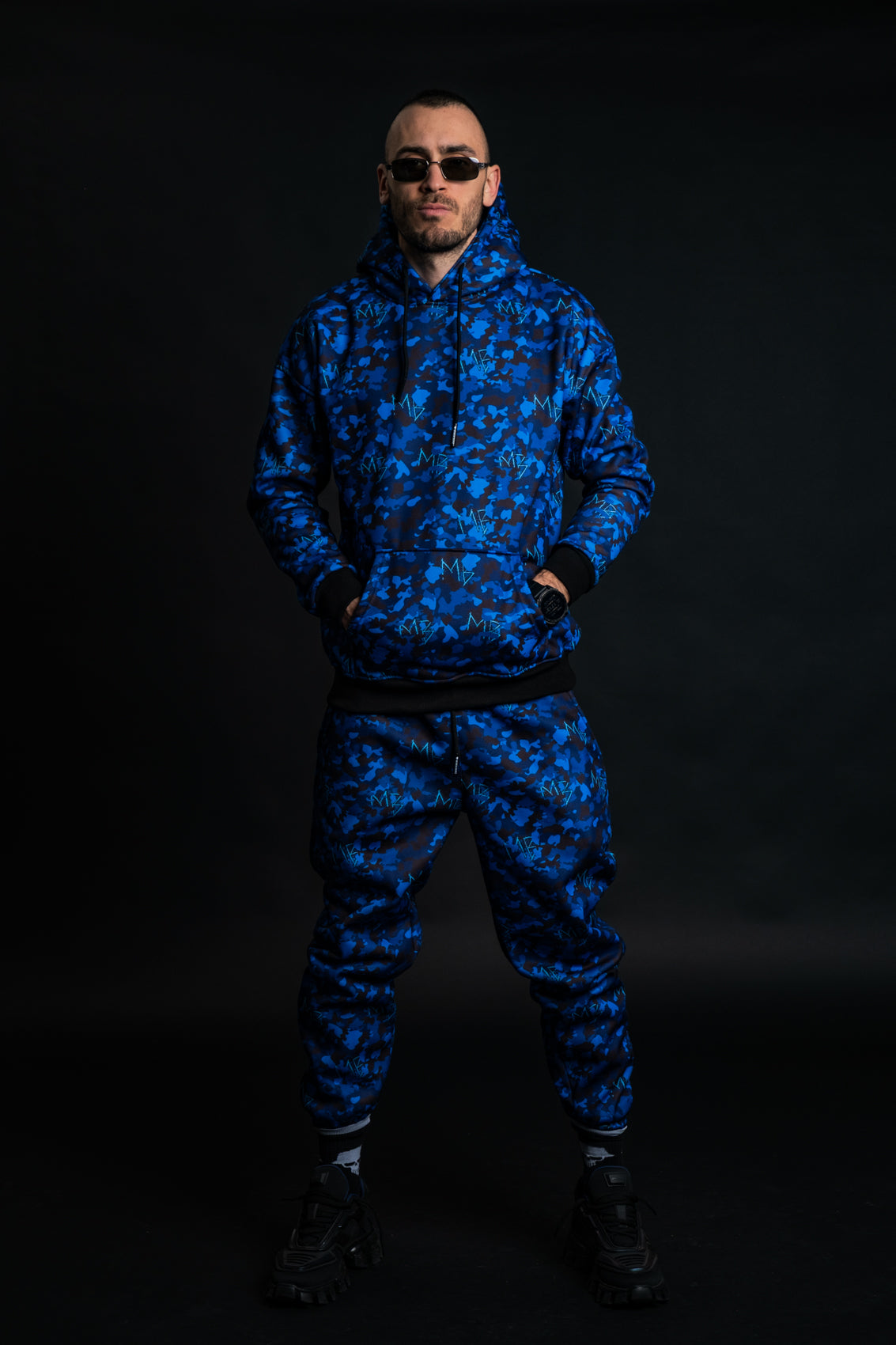 Камуфлажно горнище в синя гама от комплекта Navy Seal SET от Murda Boyz– детайл