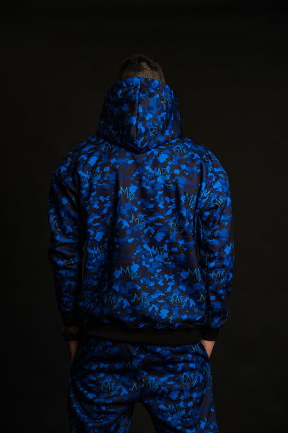 Задна част на мъжкия комплект Navy Seal SET с камуфлажен дизайн