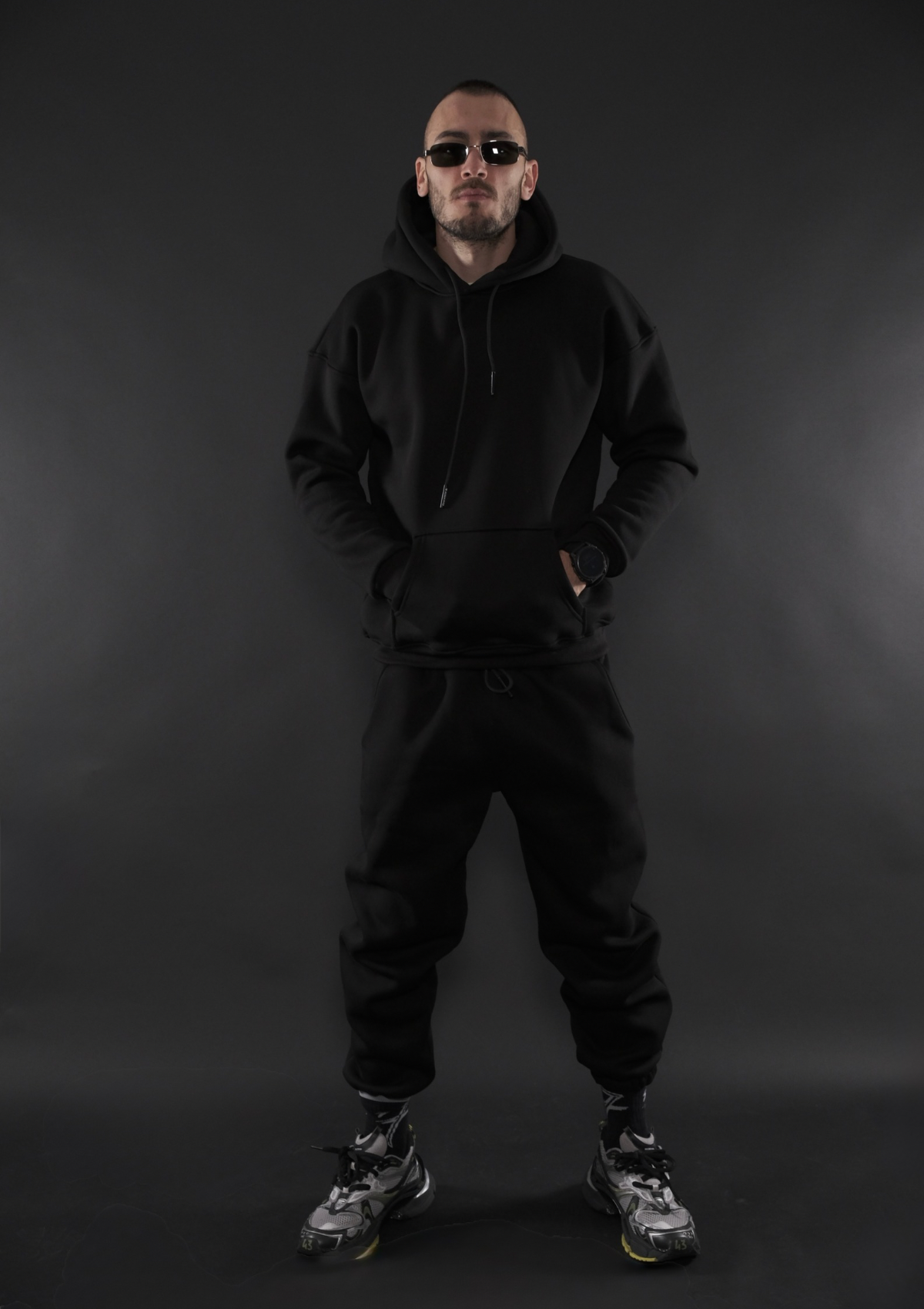 Murda Boyz | Мъжки streetwear комплект Old Skull SET – изглед отпред